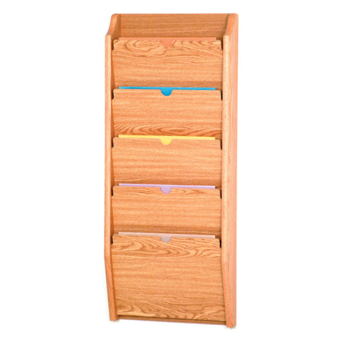 5 Pocket Privacy Letter Size Chart Holder - HIPAA Compliant 104451