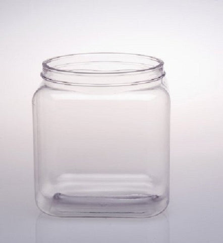 169oz PVC Squares 5 1/2" & 6 3/4" Jar - 8pk 106114 FREE ECONOMY SHIPPING: USE COUPON CODE 7890