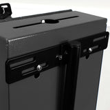 Black Metal Donation Box Floor Stand Lobby Foyer Tithes & Offering Suggestion 11065+11118-BLACK
