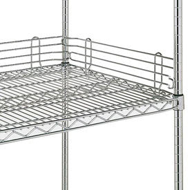 Metro 4"H Side & Back Shelf Ledge for Open Wire Shelving - 48" 1119016