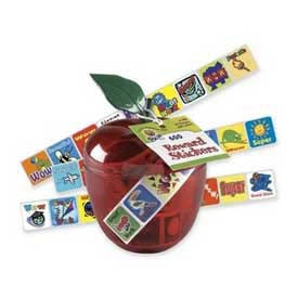Pacon® Plastic Apple Stickers, 1" x 1", 600 Stickers/Pack 1119259