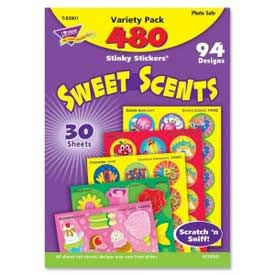 "Trend® Sweet Scents Stinky Stickers Variety Pack, 480 Stickers/Pack 1119285"