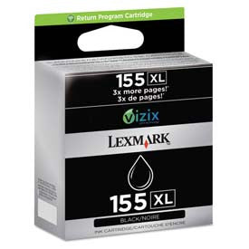 Lexmark™ 14N1619 (155XL) High-Yield Ink, 750 Page-Yield, Black 1119315