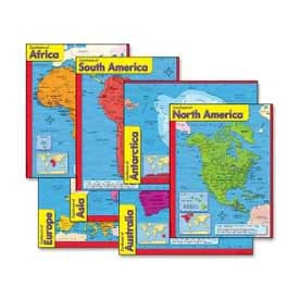 Trend® Computer Skills Learning Charts, 17" x 22", 5 Charts/Pack 1119350