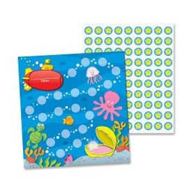 Carson-Dellosa Mini Incentive Chart, Owls, Assorted, 30/Pack 1119364