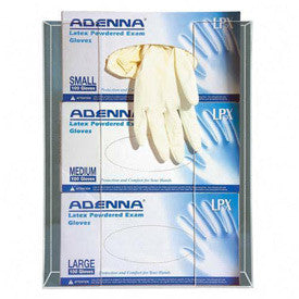 Glove Box Holder, Triple, 11"x3-1/2"x14-1/2", Clear 1119442
