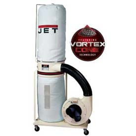 JET 710701K Model DC-1200VX-BK1 2HP 1-Phase 230V Dust Collector W/ 30-Micron Bag Filter Kit 1119451