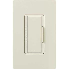 Lutron Digital Fade Dimmer, Clamshell Pkg., 1 Pole, Multi-Loc, 120V, 1000W, Light Almond 1119591