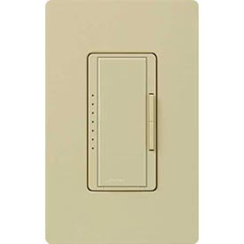 Lutron Digital Fade Dimmer, Clamshell Pkg., 1 Pole, Multi-Loc, 120V, 1000W, Ivory 1119593