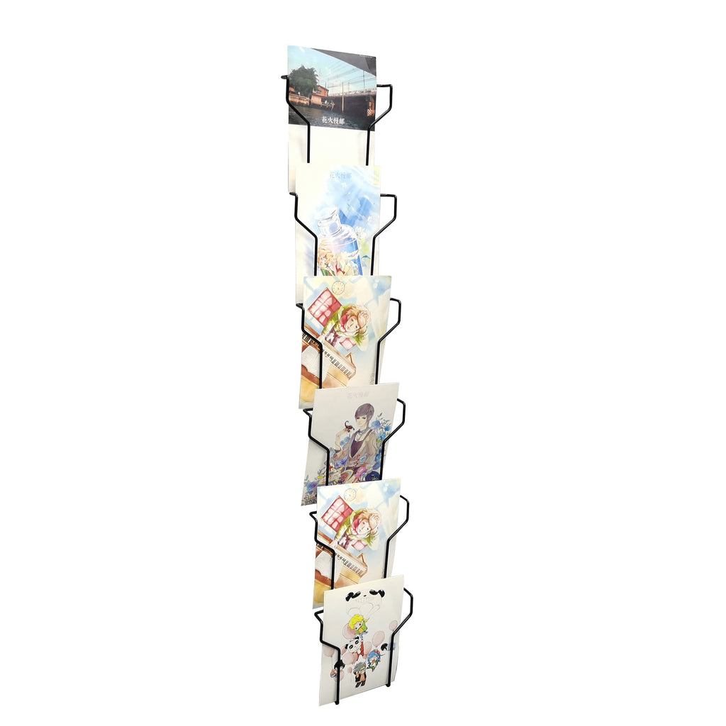 Wall Mount 5X7 Inches 5.8 Max Greeting Card Post Card Display Wire Rac FixtureDisplays Wall Mount 5X7 Inches 5.8 Max Greeting Card Post Card Display Wire Rac FixtureDisplays