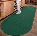 3" x 11.7" Entry Mat with Rounded Ends - Green 119286
