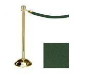 38.5" Brass Stanchion Post with 6' Maroon Rope 119540