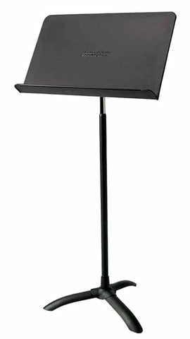 20 1/2 Height Adjustable Music Stand with Telescoping Post, Steel Black