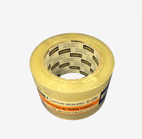 3 Rolls Clear 3" Carton Sealing Tape