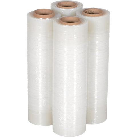 4 Rolls Polyethylene Virgin High Quality Cast Stretch Wrap, Clear Shrink Wrap