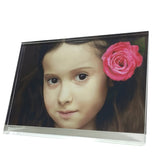 4x6" Clear Picture Frame 6x4" Photo Frame Free Stand Acrylic Plexiglass Photo Frame Logo Block Menu