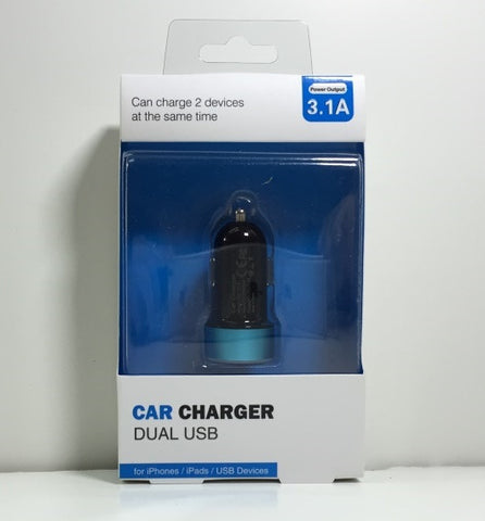 Car Dual USB AC/DC Charger Adapter Samsung Galaxy Andriod iPhone 15373