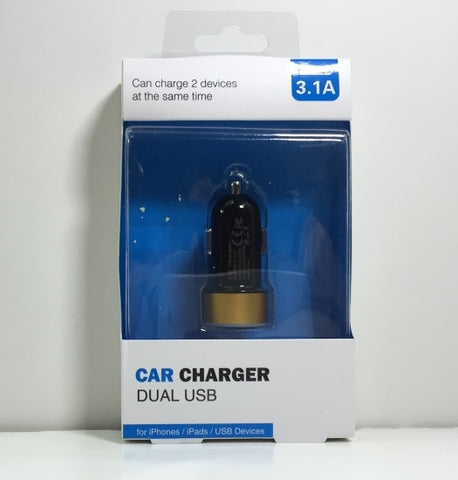 Car Dual USB AC/DC Charger Adapter Samsung Galaxy Andriod iPhone 15373