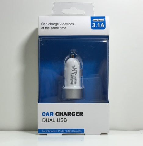 Car Dual USB AC/DC Charger Adapter Samsung Galaxy Andriod iPhone 15373