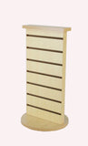 2 Sided Slatwall Counter Spinner Maple Display Rack Great for Gift,Jewelry 15592