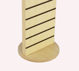 2 Sided Slatwall Counter Spinner Maple Display Rack Great for Gift,Jewelry 15592