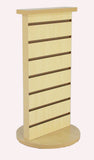 2 Sided Slatwall Counter Spinner Maple Display Rack Great for Gift,Jewelry 15592