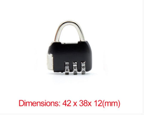 Digit Combination Security Code Padlock for Travel Luggage Suitcase