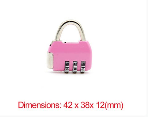 Digit Combination Security Code Padlock for Travel Luggage Suitcase
