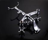 Floor Mount Free-standing Bathtub Shower System Bathroom Shower Faucet Set  15665