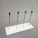 Wall Mounted Lead Apron Hanger Peg Rack 4 Hooks X-Ray CT Scan 15686