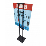 Light Weight (4lbs) Poster Stand Adjustable Height 44-84" Marketing Menu Advertising Stand Stores 15205