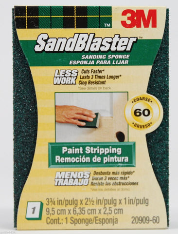 3M 20909-60 60 GRIT SANDBLASTER SANDING BLOCKS 17014
