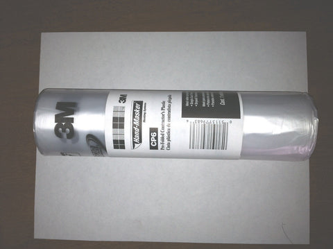 3M CP6 6' X 90' HAND MASKER PRE FOLDED CONTRACTORS PLASTIC 17024