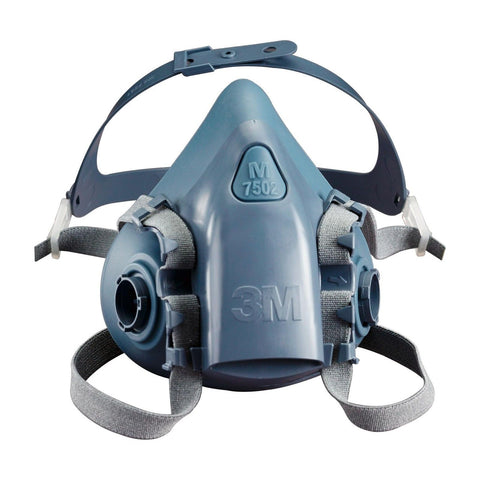 PROFESSIONAL HALF MASK SILICONE FACEPIECE RESPIRATOR NO CARTRIDGES OR PREFILTERS