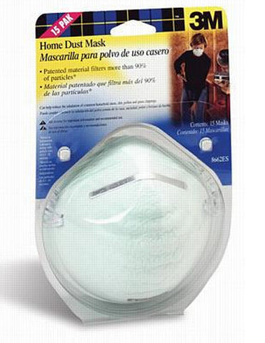 3M 8662ES HOME DUST MASK 15PK 17128