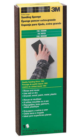 3M 910XLA 3" X 9" X 1" XLARGE SANDING SPONGE 17131