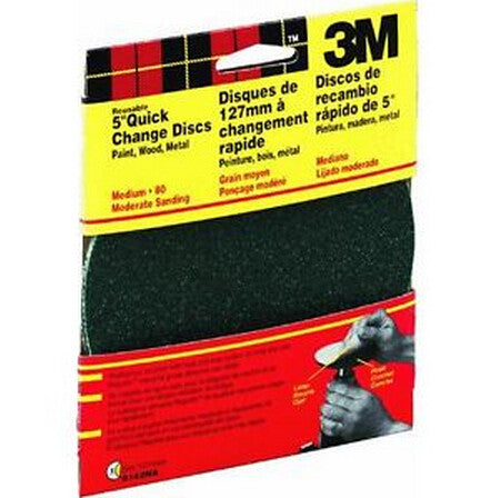 3M 9143 5" COARSE VELCRO DISC 17133