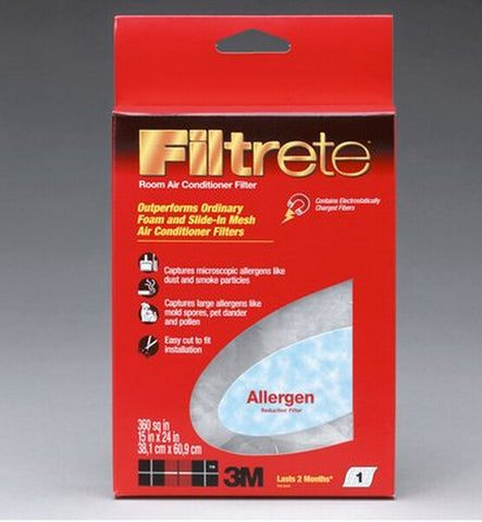 3M 9808 15" X 24" X 1" FILTRETE MICRO ALLERGEN REDUCTION FILTER 17142