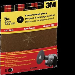 3M 09151 5" MEDIUM SANDING DISC 17210
