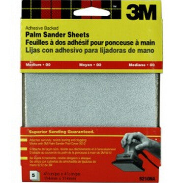 3M 53391 9210 MEDIUM ADHESIVE BACKED PALM SANDING SHEET 17219