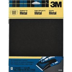 3M 09064 9" X 11" ASST EMERY SANDPAPER 3PK 17224