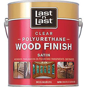 ABSOLUTE 53511 1G SATIN LAST N LAST POLYURETHANE WOOD FINISH 350 VOC 17370