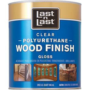 ABSOLUTE 53004 QT GLOSS LAST N LAST POLYURETHANE WOOD FINISH 450 VOC 17383