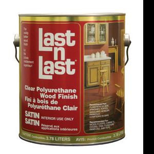 ABSOLUTE 50104 QT SATIN LAST N LAST POLYURETHANE WOOD FINISH 550VOC 17390