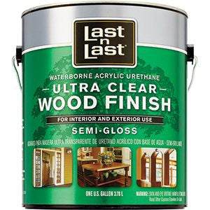 ABSOLUTE 14001 1G SEMI GLOSS ULTRA CLEAR LAST N LAST WATERBORNE WOOD FINISH 275 VOC 17398