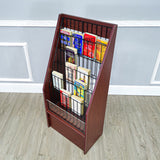 Literature Rack Brochure Leaflet Stand Floor Display Tourist Information Kiosk 1746 RED
