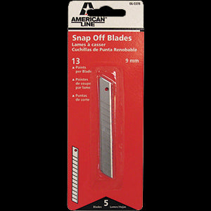 ASR 66-0378 13PT BREAK AWAY BLADE 5PK 17602