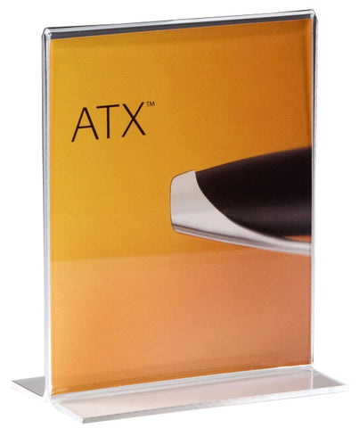 4 x 5" Clear Picture Frame Acrylic Photo Frame Frame Sign Holder Magnetic Table Tent 19040