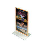 5.5 x 8.5" Clear Picture Frame Acrylic Photo Frame Frame Sign Holder Magnetic Table Tent 19047