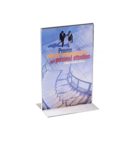 5.5 x 8.5" Clear Picture Frame Acrylic Photo Frame Frame Sign Holder Magnetic Table Tent 19047